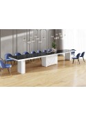 KOLOS MAX GLOSS / 468cm-ig / több színben luxus összecsukható étkezőasztal